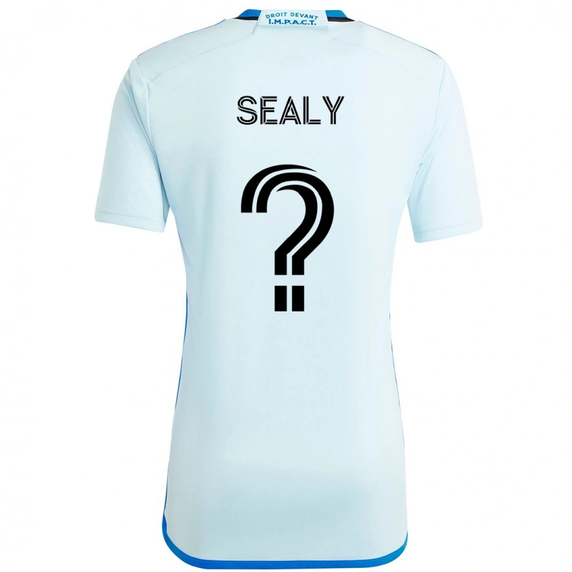 Danxen Kinder Dante Sealy #0 Himmelblau Dunkelblau Auswärtstrikot Trikot 2025/26 T-Shirt Österreich