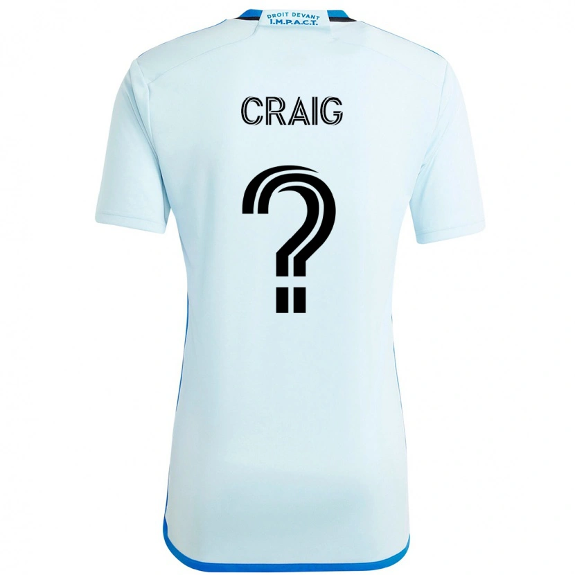 Danxen Kinder Brandan Craig #0 Himmelblau Dunkelblau Auswärtstrikot Trikot 2025/26 T-Shirt Österreich