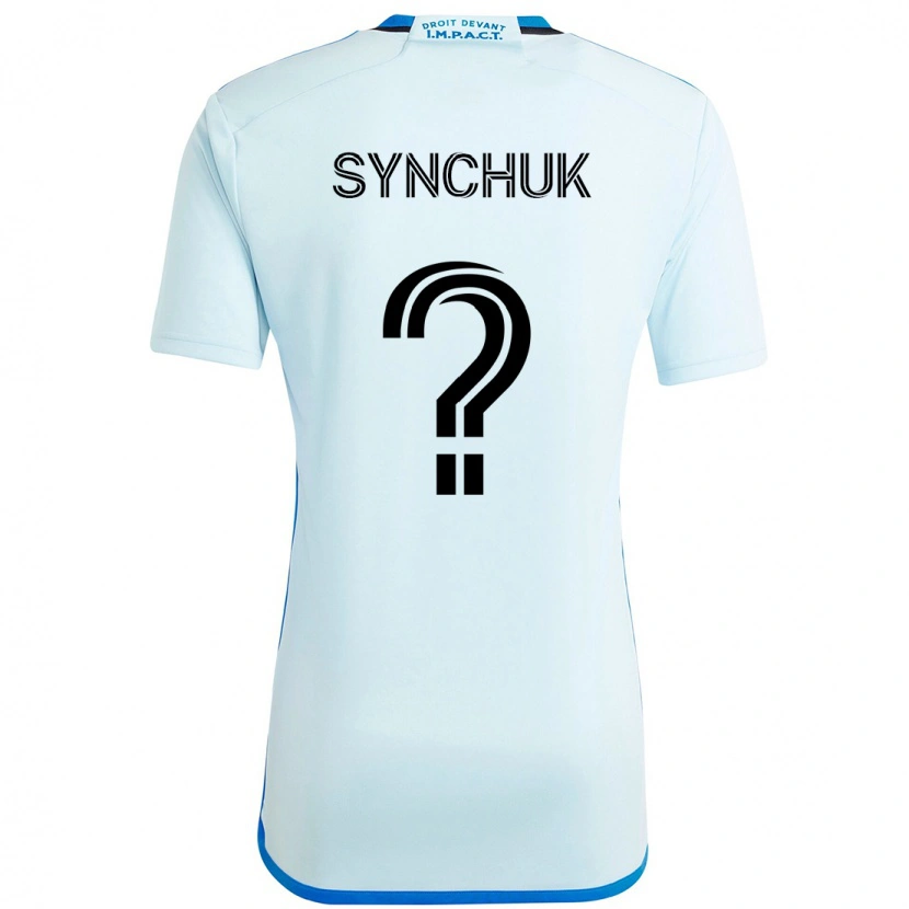Danxen Kinder Gennadiy Synchuk #0 Himmelblau Dunkelblau Auswärtstrikot Trikot 2025/26 T-Shirt Österreich