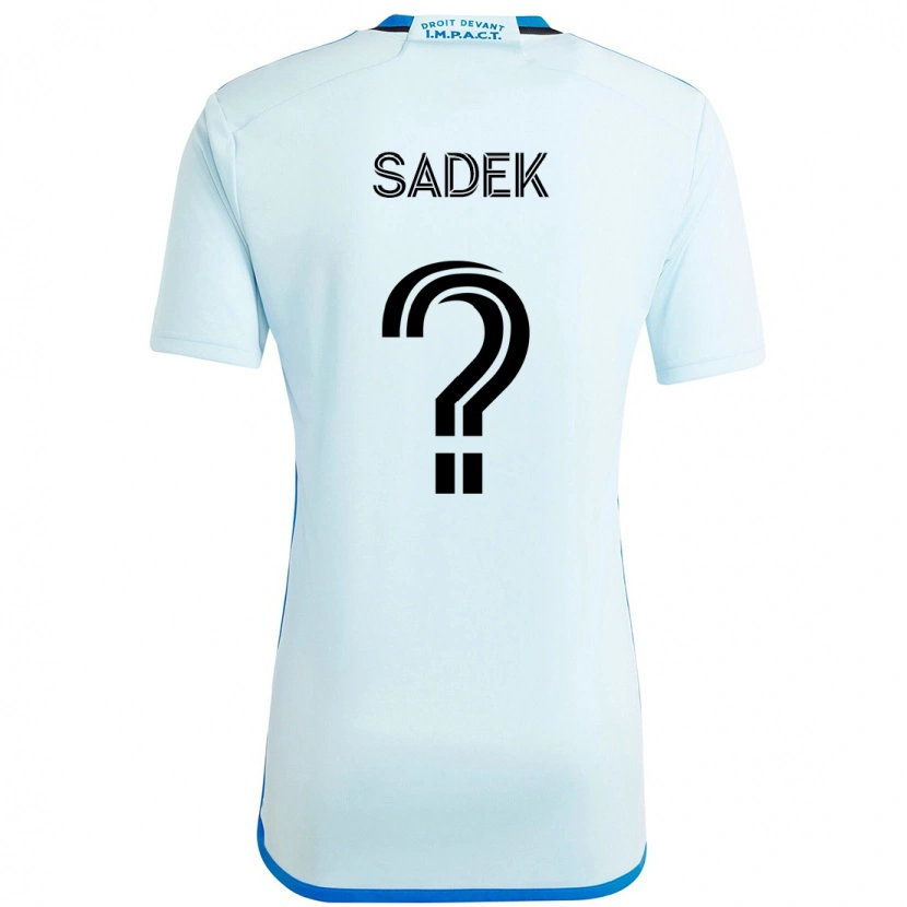 Danxen Kinder Aghilas Sadek #0 Himmelblau Dunkelblau Auswärtstrikot Trikot 2025/26 T-Shirt Österreich