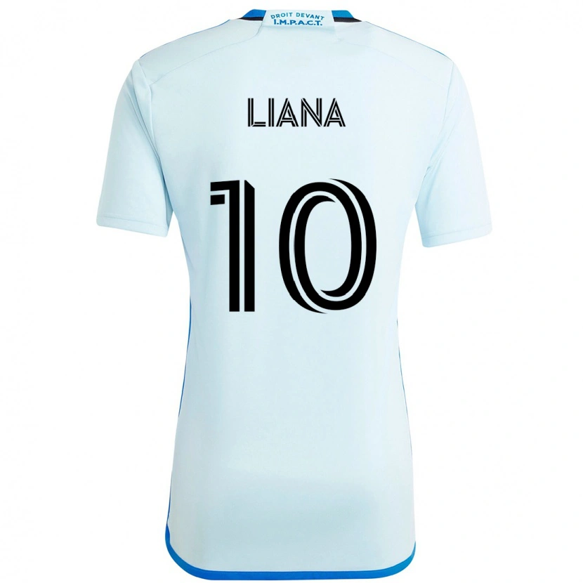 Danxen Kinder Tarasco Liana #10 Himmelblau Dunkelblau Auswärtstrikot Trikot 2025/26 T-Shirt Österreich