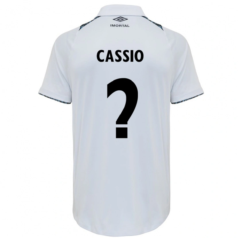 Danxen Kinder Cássio Acosta #0 Weiß Blau Auswärtstrikot Trikot 2025/26 T-Shirt Österreich