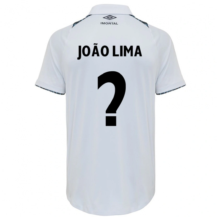 Danxen Kinder João Lima #0 Weiß Blau Auswärtstrikot Trikot 2025/26 T-Shirt Österreich