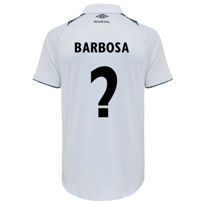 Danxen Kinder Natã Barbosa #0 Weiß Blau Auswärtstrikot Trikot 2025/26 T-Shirt Österreich