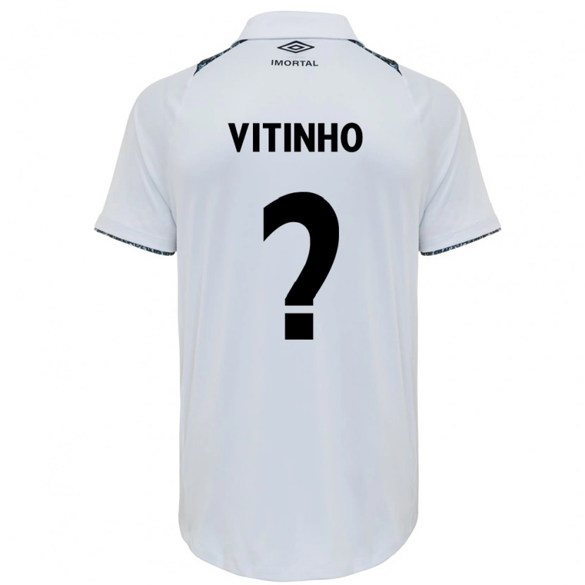 Danxen Kinder Vitinho #0 Weiß Blau Auswärtstrikot Trikot 2025/26 T-Shirt Österreich