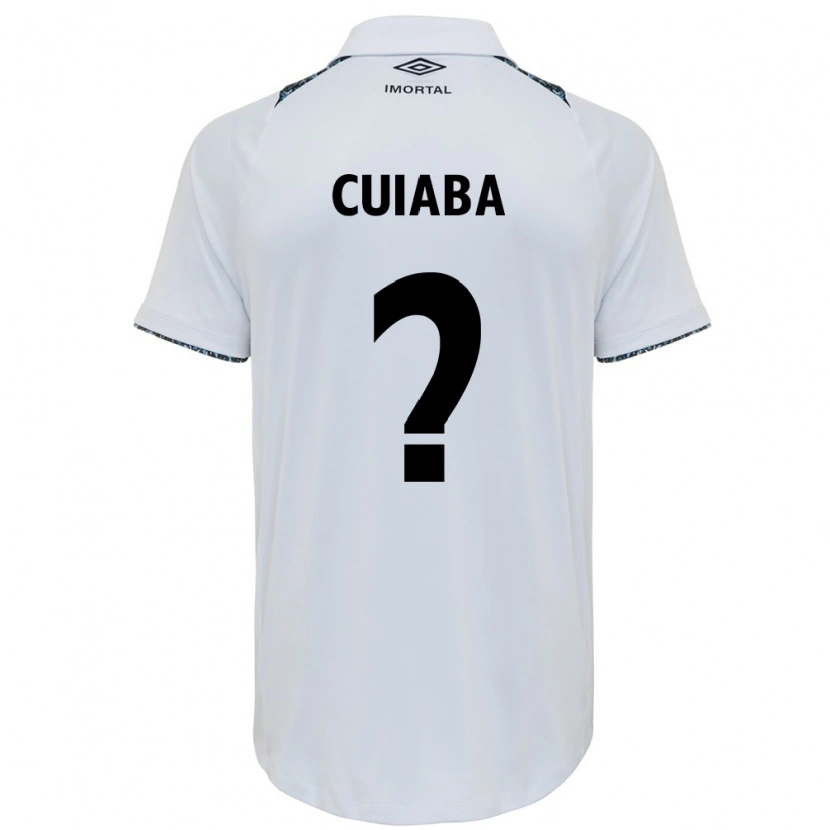 Danxen Kinder Pedro Cuiabá #0 Weiß Blau Auswärtstrikot Trikot 2025/26 T-Shirt Österreich