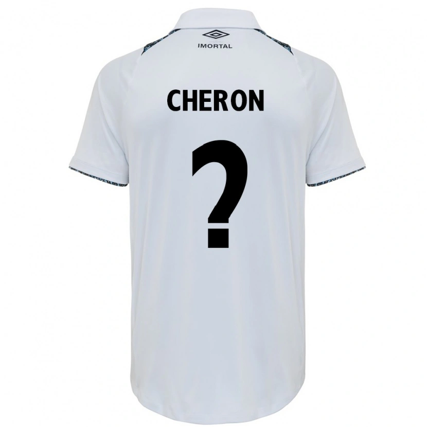 Danxen Kinder Bruno Cheron #0 Weiß Blau Auswärtstrikot Trikot 2025/26 T-Shirt Österreich