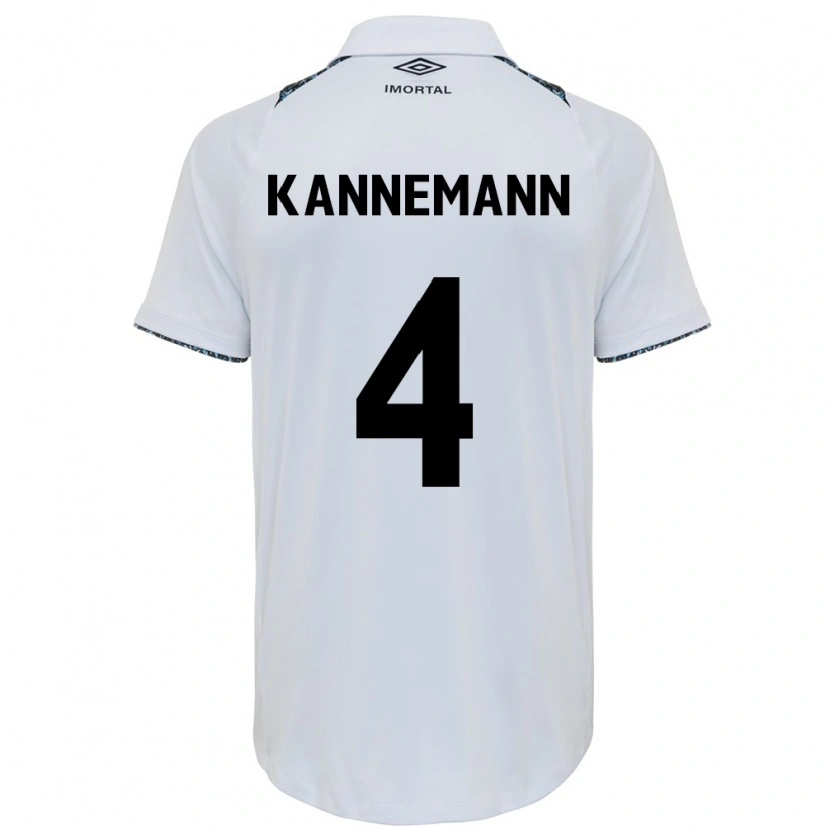 Danxen Kinder Walter Kannemann #4 Weiß Blau Auswärtstrikot Trikot 2025/26 T-Shirt Österreich