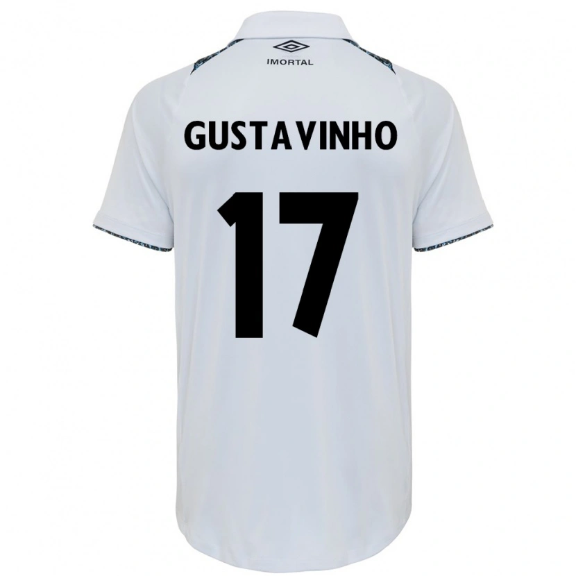 Danxen Kinder Gustavinho #17 Weiß Blau Auswärtstrikot Trikot 2025/26 T-Shirt Österreich