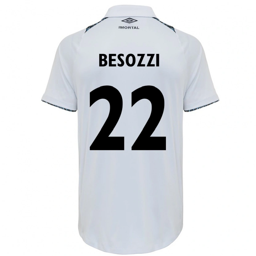 Danxen Kinder Lucas Besozzi #22 Weiß Blau Auswärtstrikot Trikot 2025/26 T-Shirt Österreich