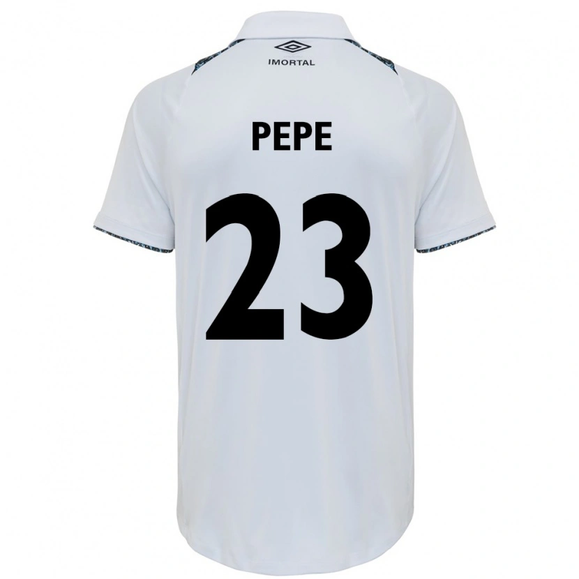 Danxen Kinder Pepê #23 Weiß Blau Auswärtstrikot Trikot 2025/26 T-Shirt Österreich