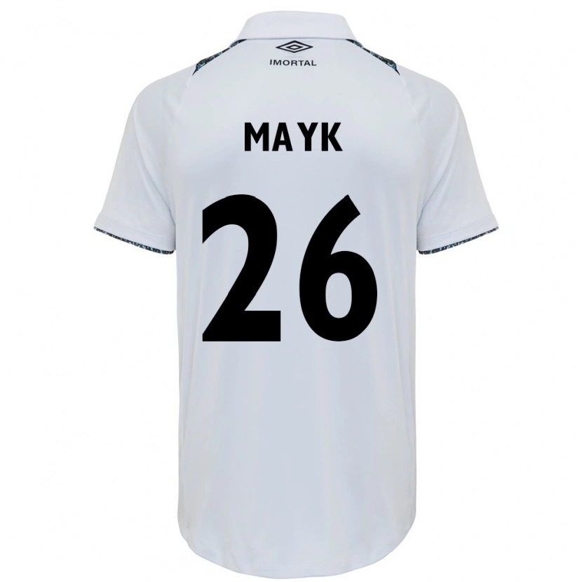 Danxen Kinder Mayk #26 Weiß Blau Auswärtstrikot Trikot 2025/26 T-Shirt Österreich