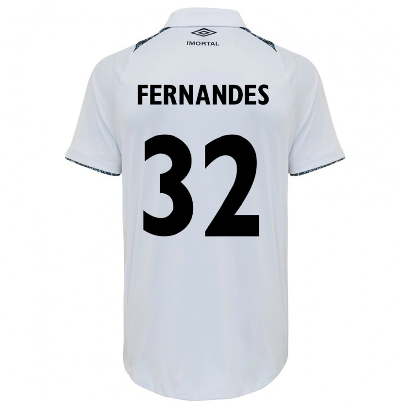 Danxen Kinder Nathan Fernandes #32 Weiß Blau Auswärtstrikot Trikot 2025/26 T-Shirt Österreich