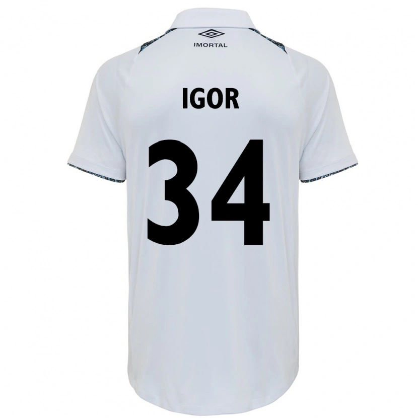 Danxen Kinder Igor Serrote #34 Weiß Blau Auswärtstrikot Trikot 2025/26 T-Shirt Österreich