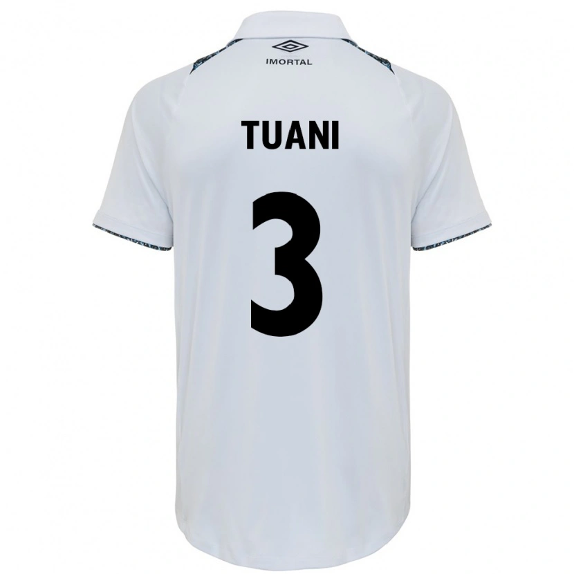 Danxen Kinder Tuani #3 Weiß Blau Auswärtstrikot Trikot 2025/26 T-Shirt Österreich