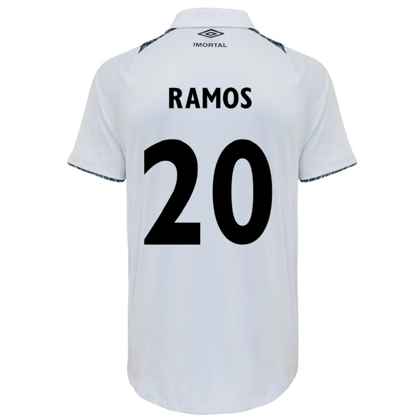 Danxen Kinder Mónica Ramos #20 Weiß Blau Auswärtstrikot Trikot 2025/26 T-Shirt Österreich