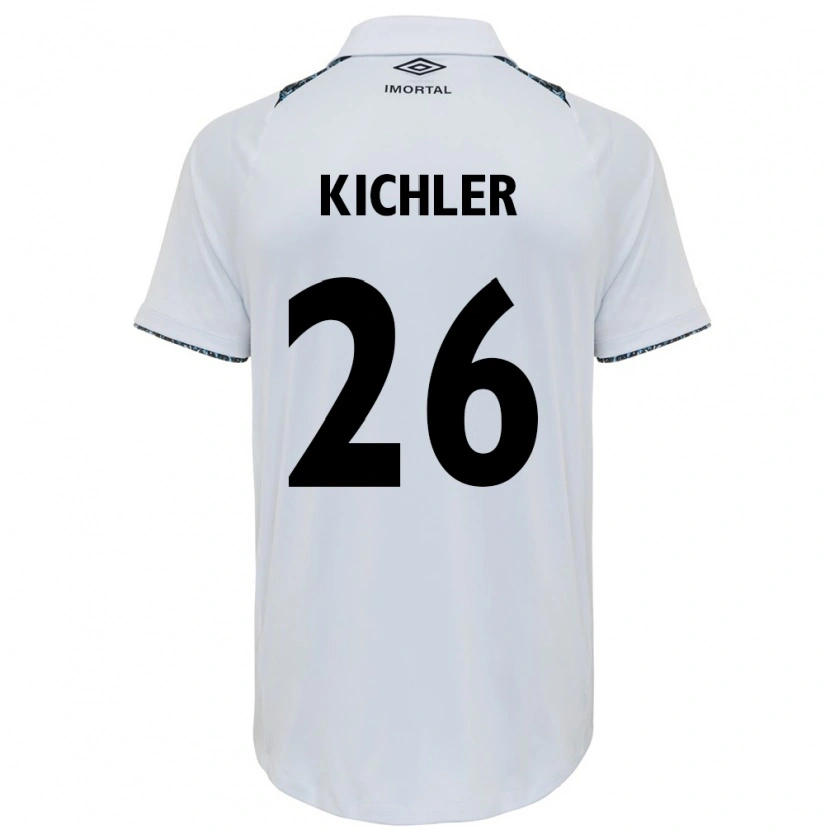 Danxen Kinder Paola Kichler #26 Weiß Blau Auswärtstrikot Trikot 2025/26 T-Shirt Österreich