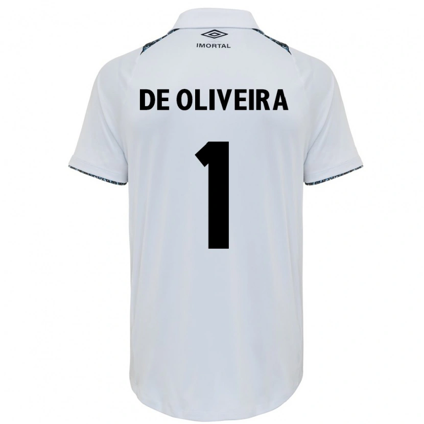 Danxen Kinder Walewska Moreira De Oliveira #1 Weiß Blau Auswärtstrikot Trikot 2025/26 T-Shirt Österreich