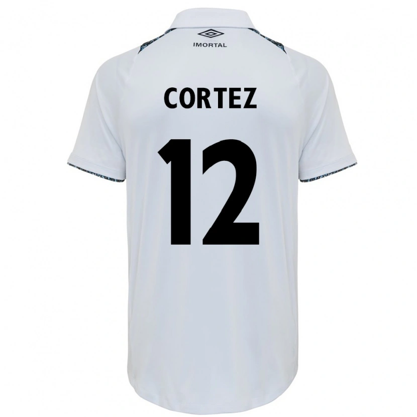 Danxen Kinder Bruno Cortez #12 Weiß Blau Auswärtstrikot Trikot 2025/26 T-Shirt Österreich
