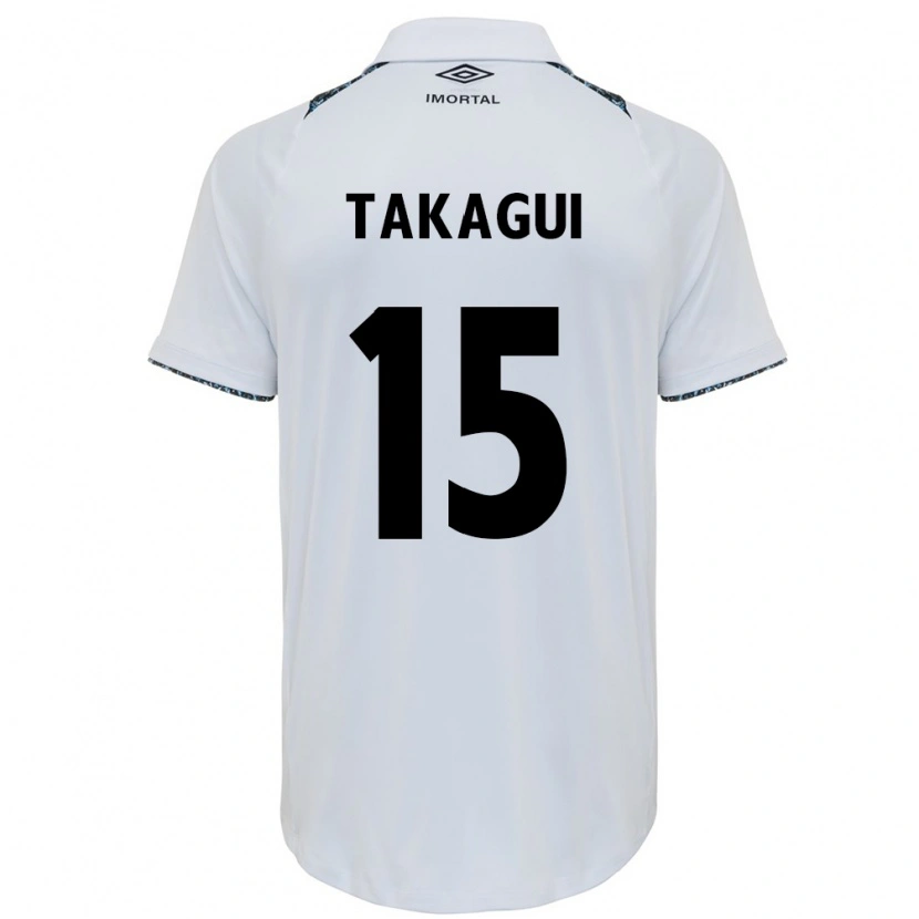 Danxen Kinder Ana Tiemi Takagui #15 Weiß Blau Auswärtstrikot Trikot 2025/26 T-Shirt Österreich