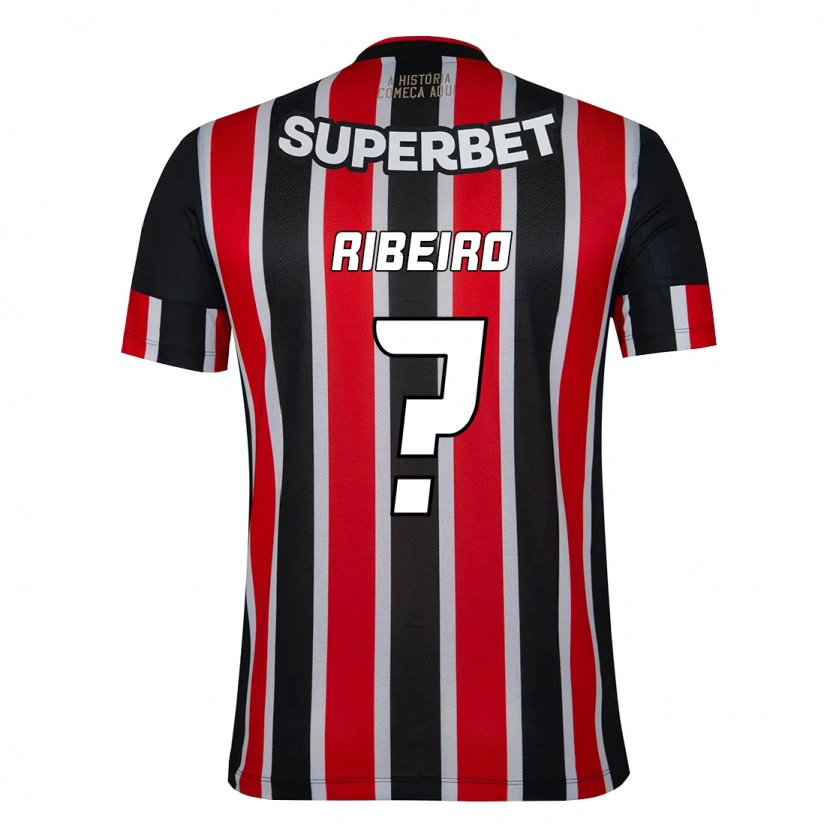 Danxen Kinder Thiago Ribeiro #0 Schwarz Rot Auswärtstrikot Trikot 2025/26 T-Shirt Österreich