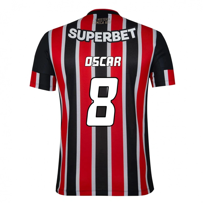 Danxen Kinder Oscar #8 Schwarz Rot Auswärtstrikot Trikot 2025/26 T-Shirt Österreich