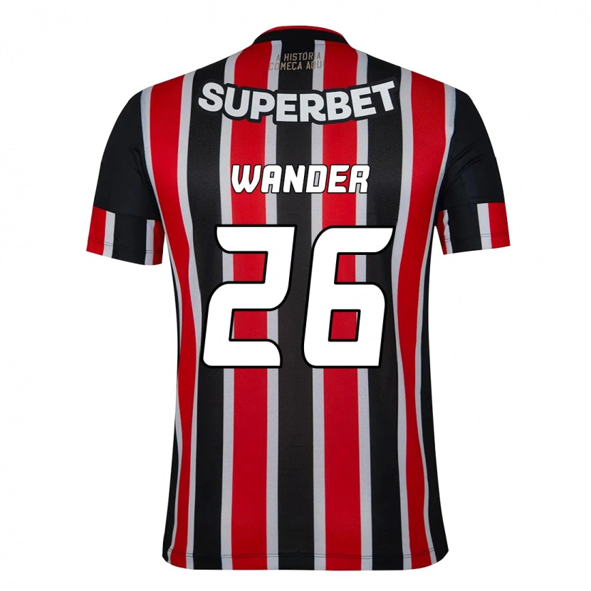 Danxen Kinder Talles Wander #26 Schwarz Rot Auswärtstrikot Trikot 2025/26 T-Shirt Österreich