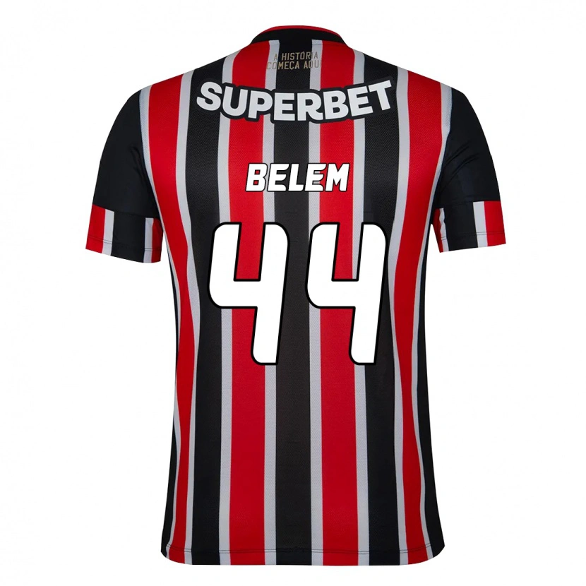 Danxen Kinder Matheus Belém #44 Schwarz Rot Auswärtstrikot Trikot 2025/26 T-Shirt Österreich