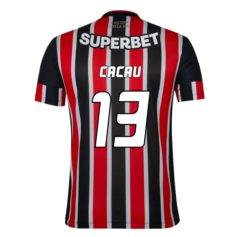 Danxen Kinder Cacau #13 Schwarz Rot Auswärtstrikot Trikot 2025/26 T-Shirt Österreich