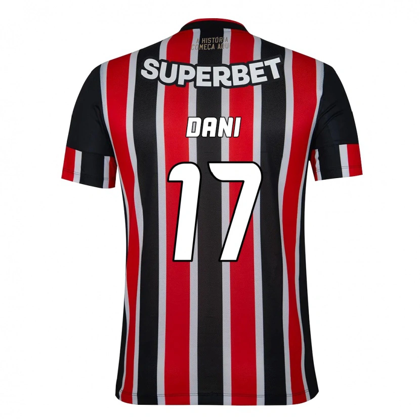 Danxen Kinder Dani #17 Schwarz Rot Auswärtstrikot Trikot 2025/26 T-Shirt Österreich