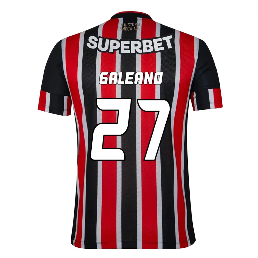 Danxen Kinder Antonio Galeano #27 Schwarz Rot Auswärtstrikot Trikot 2025/26 T-Shirt Österreich