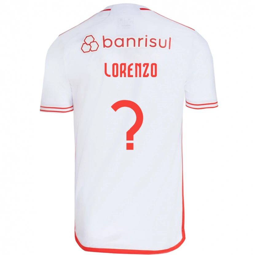 Danxen Kinder Lorenzo #0 Weiß Rot Auswärtstrikot Trikot 2025/26 T-Shirt Österreich