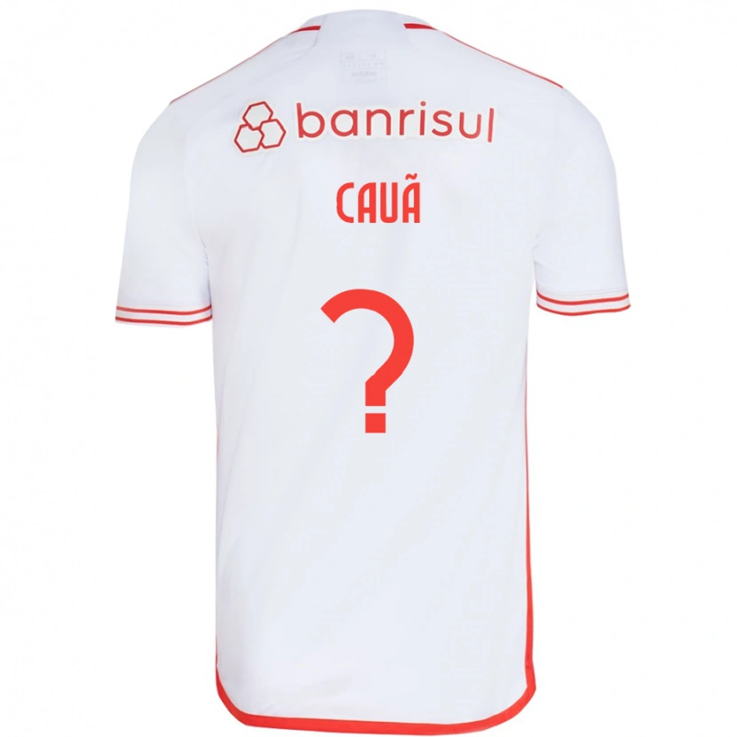 Danxen Kinder Cauã #0 Weiß Rot Auswärtstrikot Trikot 2025/26 T-Shirt Österreich