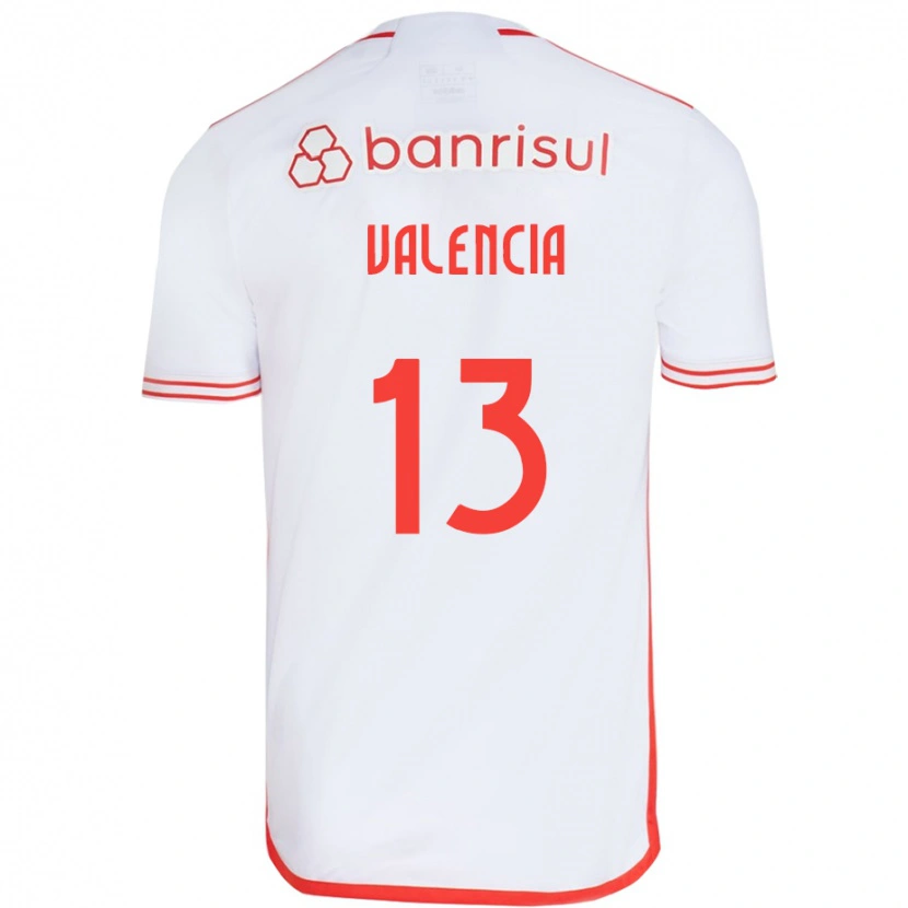 Danxen Kinder Enner Valencia #13 Weiß Rot Auswärtstrikot Trikot 2025/26 T-Shirt Österreich