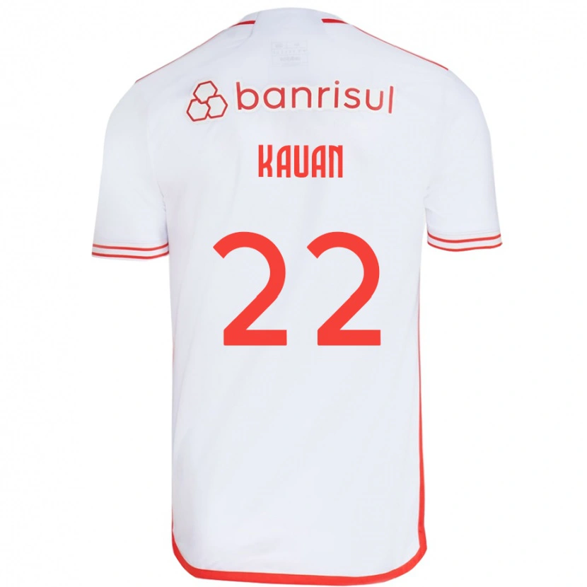 Danxen Kinder Kauan #22 Weiß Rot Auswärtstrikot Trikot 2025/26 T-Shirt Österreich