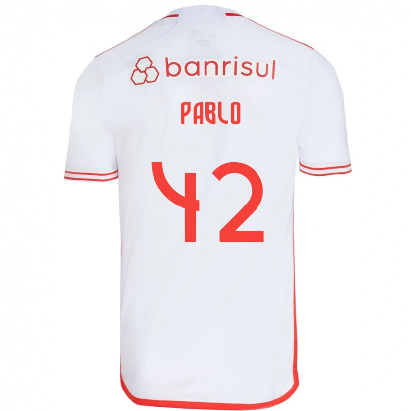 Danxen Kinder Pablo #42 Weiß Rot Auswärtstrikot Trikot 2025/26 T-Shirt Österreich