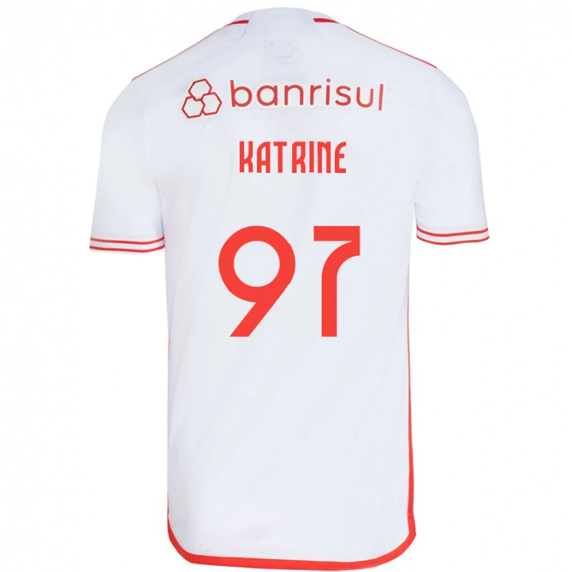 Danxen Kinder Katrine #97 Weiß Rot Auswärtstrikot Trikot 2025/26 T-Shirt Österreich