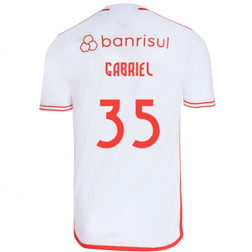 Danxen Kinder Ze Gabriel #35 Weiß Rot Auswärtstrikot Trikot 2025/26 T-Shirt Österreich