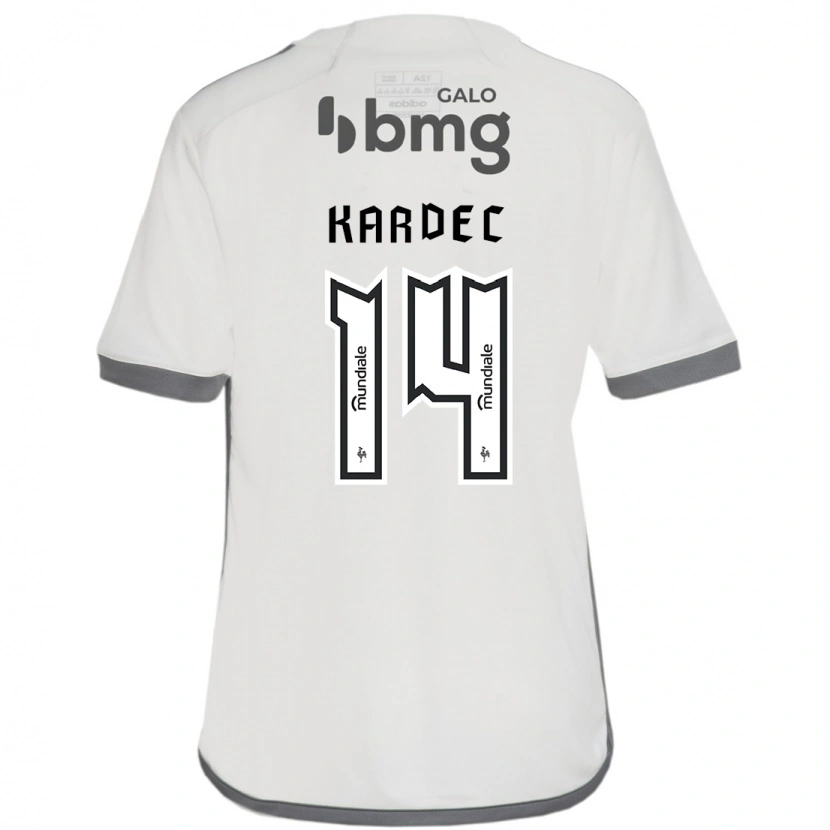 Danxen Kinder Alan Kardec #14 Off-White Auswärtstrikot Trikot 2025/26 T-Shirt Österreich