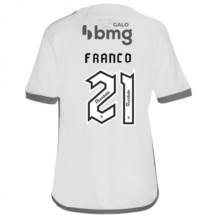 Danxen Kinder Alan Franco #21 Off-White Auswärtstrikot Trikot 2025/26 T-Shirt Österreich