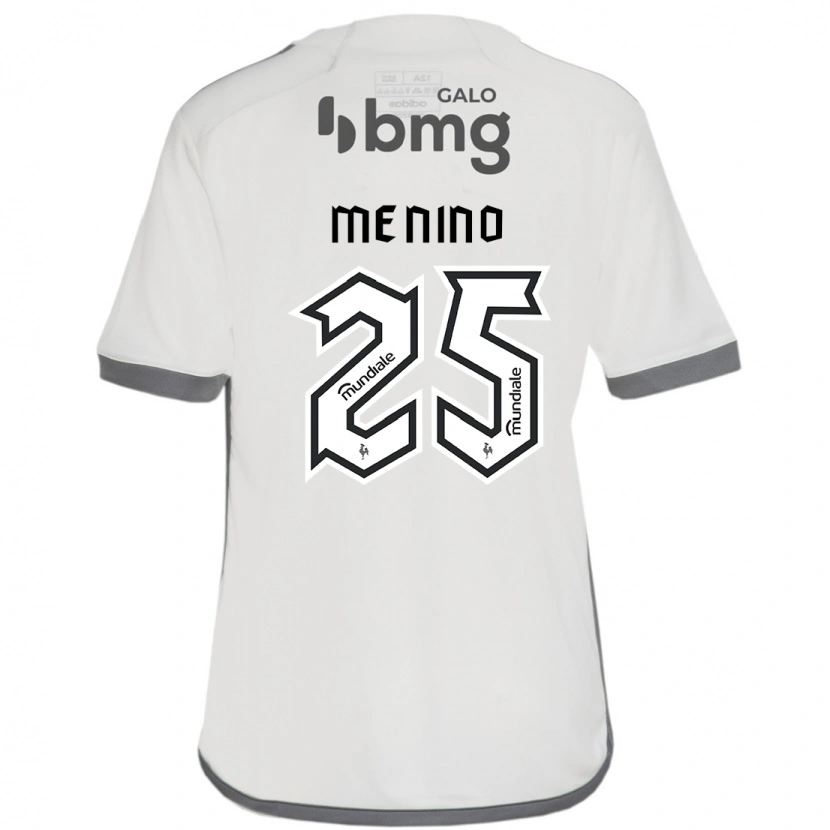 Danxen Kinder Gabriel Menino #25 Off-White Auswärtstrikot Trikot 2025/26 T-Shirt Österreich