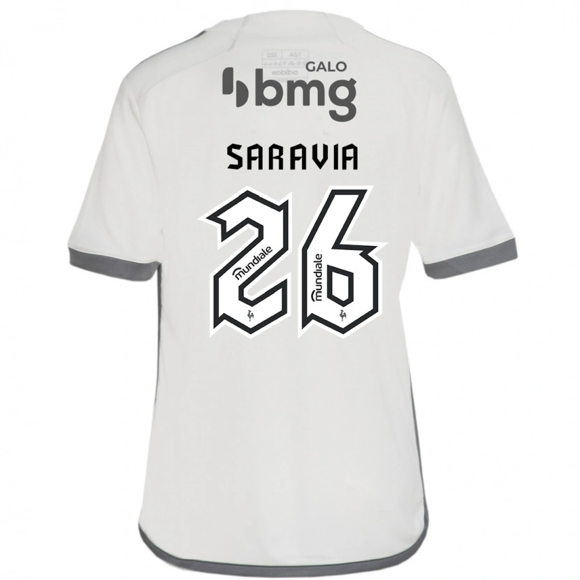 Danxen Kinder Renzo Saravia #26 Off-White Auswärtstrikot Trikot 2025/26 T-Shirt Österreich