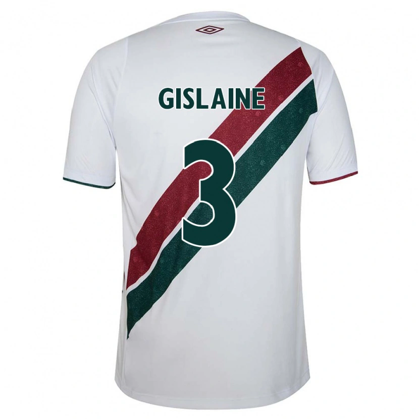 Danxen Kinder Gislaine #3 Weiß Grün Kastanienbraun Auswärtstrikot Trikot 2025/26 T-Shirt Österreich