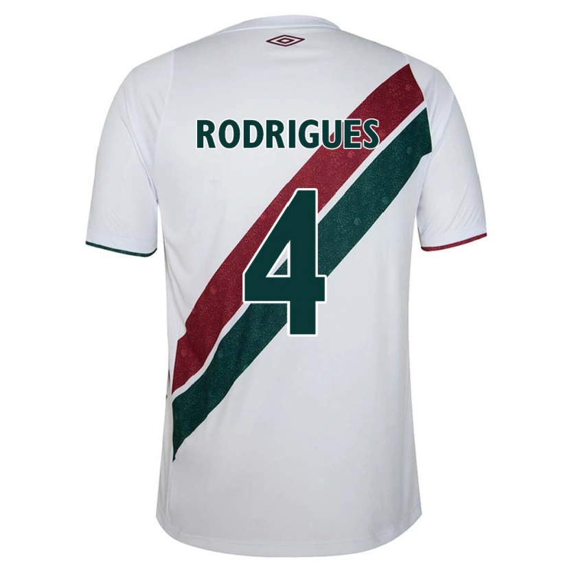 Danxen Kinder Nath Rodrigues #4 Weiß Grün Kastanienbraun Auswärtstrikot Trikot 2025/26 T-Shirt Österreich
