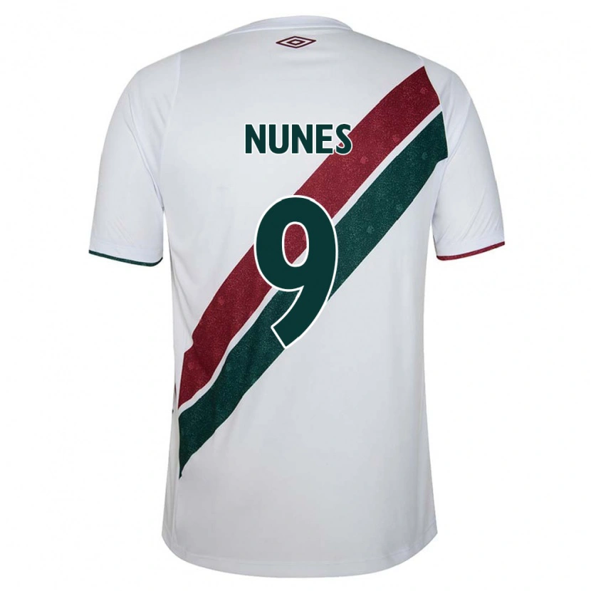 Danxen Kinder Carla Nunes #9 Weiß Grün Kastanienbraun Auswärtstrikot Trikot 2025/26 T-Shirt Österreich