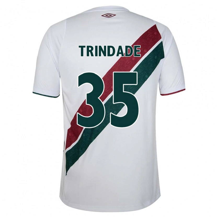 Danxen Kinder Andre Trindade #35 Weiß Grün Kastanienbraun Auswärtstrikot Trikot 2025/26 T-Shirt Österreich