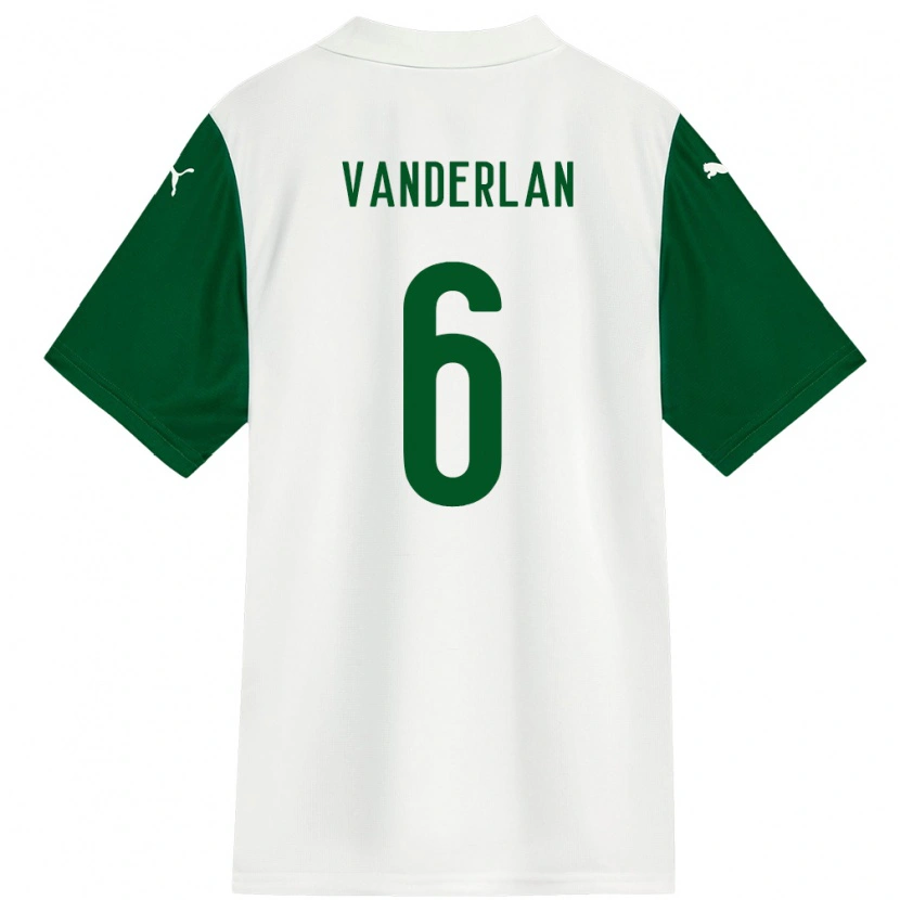 Danxen Kinder Vanderlan #6 Weiß Grün Auswärtstrikot Trikot 2025/26 T-Shirt Österreich