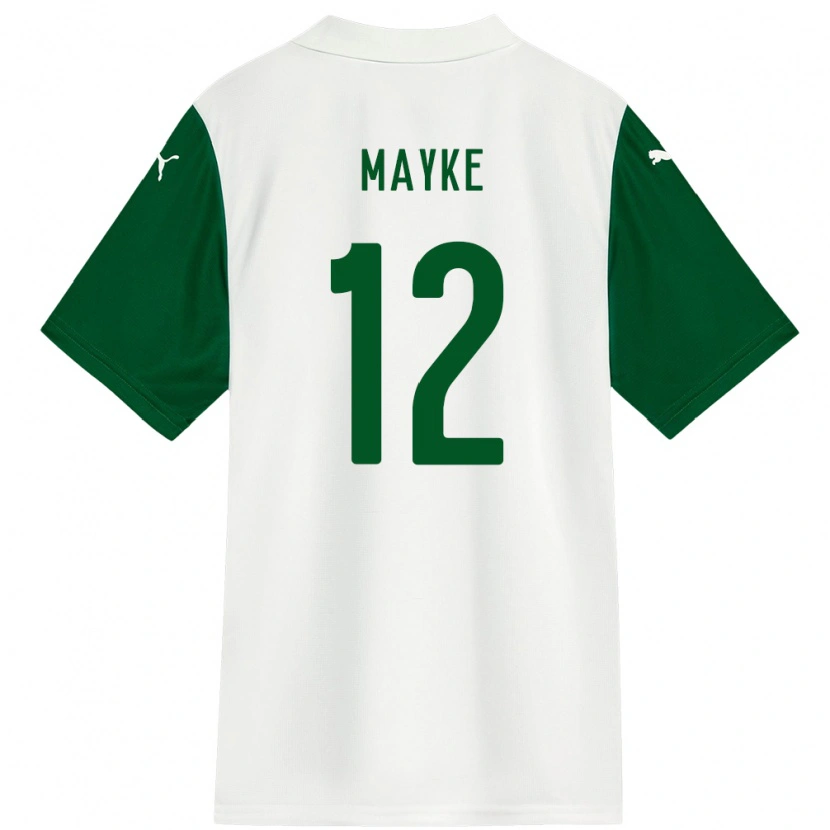 Danxen Kinder Mayke #12 Weiß Grün Auswärtstrikot Trikot 2025/26 T-Shirt Österreich