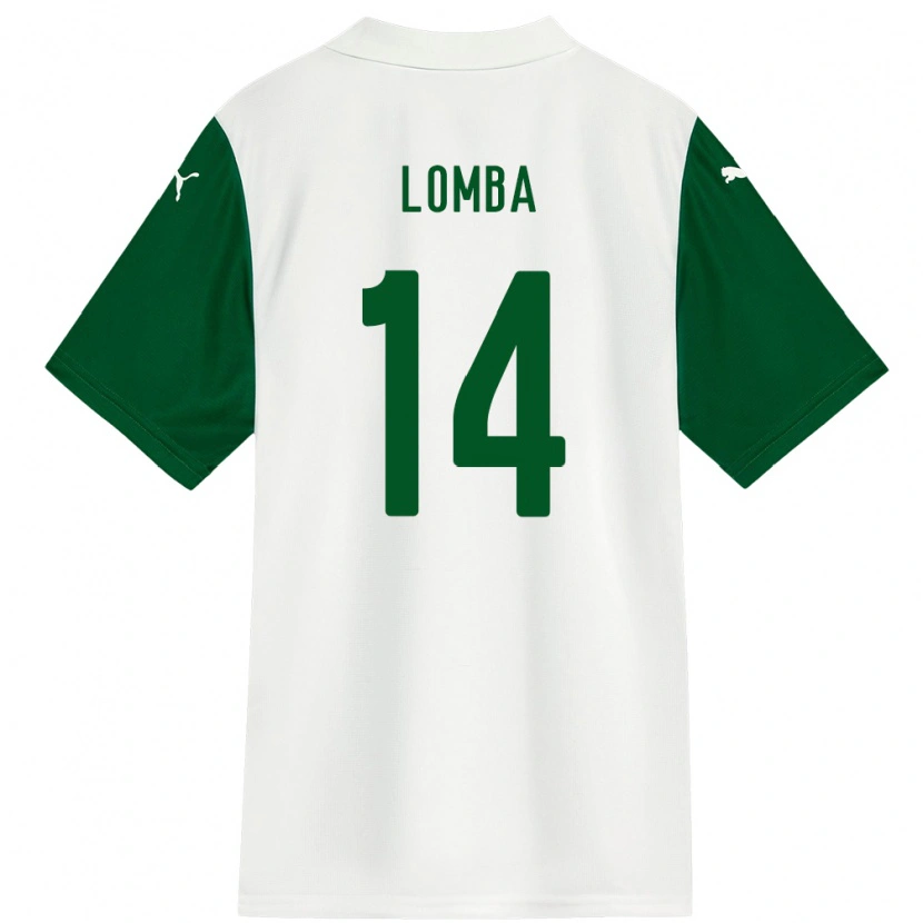 Danxen Kinder Marcelo Lomba #14 Weiß Grün Auswärtstrikot Trikot 2025/26 T-Shirt Österreich