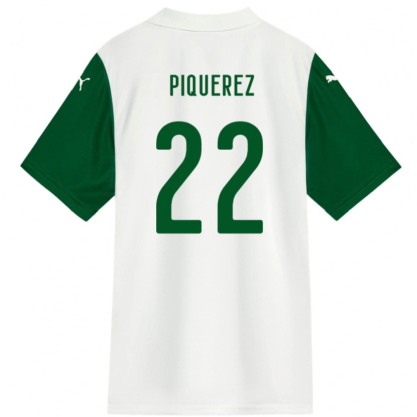 Danxen Kinder Joaquín Piquerez #22 Weiß Grün Auswärtstrikot Trikot 2025/26 T-Shirt Österreich